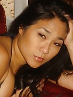 Sexy chubby asian is posing here